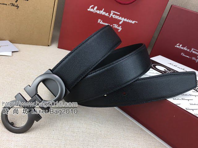 菲拉格慕男士皮帶 Ferragamo雙面牛皮休閒腰帶  jjp1025